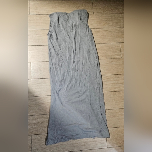 Free People FP Beach Crew Neck Maxi Dress one shoulder twist with pockets - Picture 4 of 6